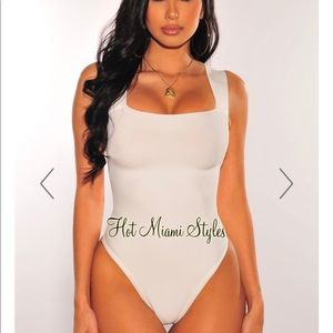 White bandage bodysuit